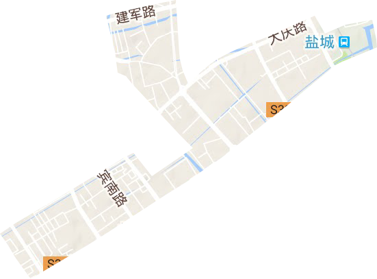 五星街道地形地图