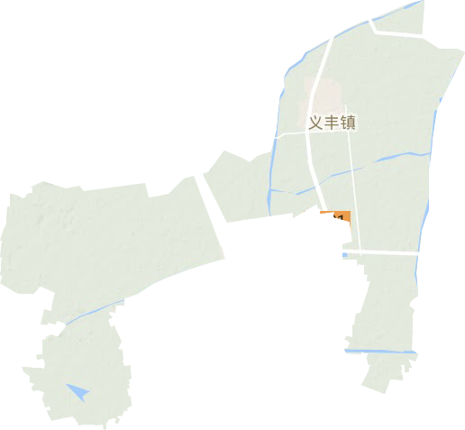 大纵湖镇地形地图