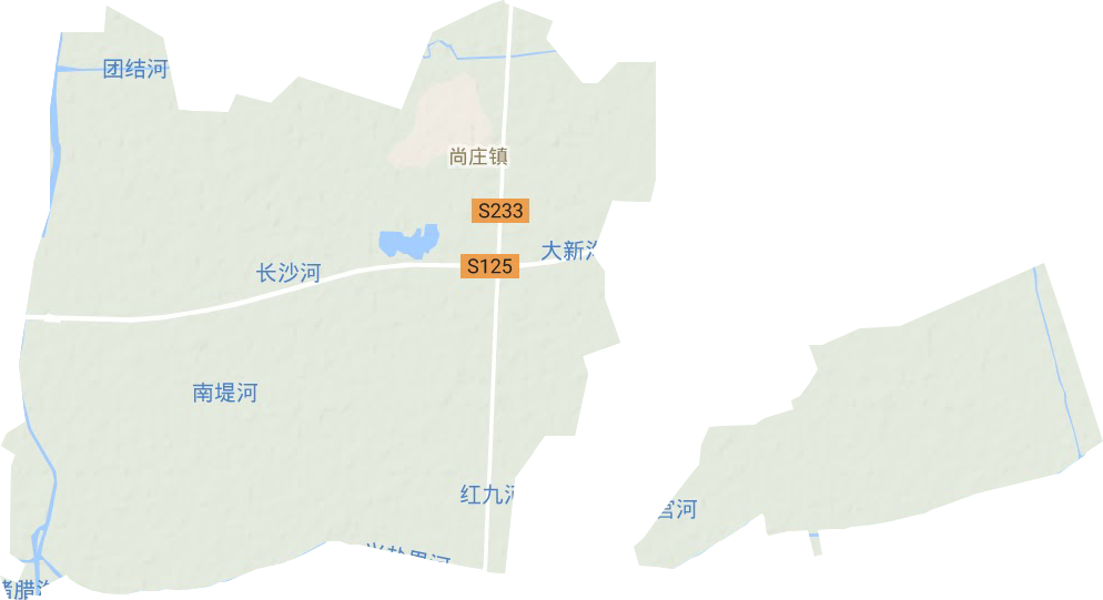 尚庄镇地形地图