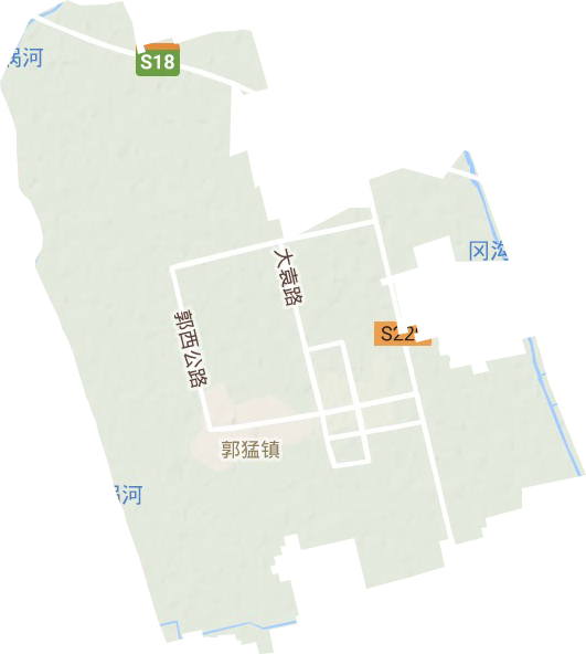 郭猛镇地形地图