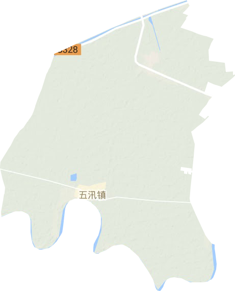 五汛镇地形地图
