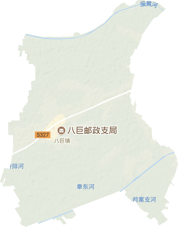八巨镇地形地图