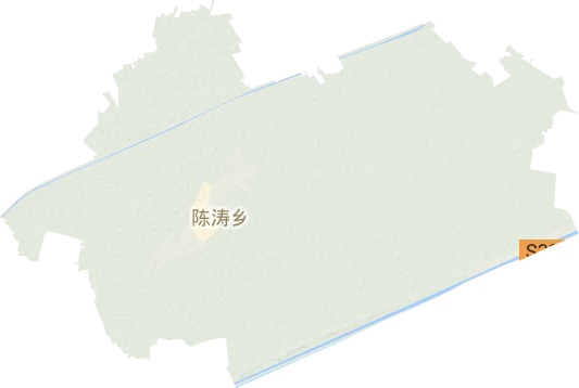 陈涛镇地形地图