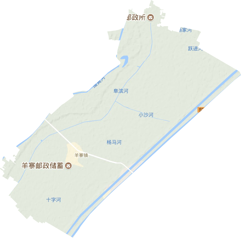 羊寨镇地形地图