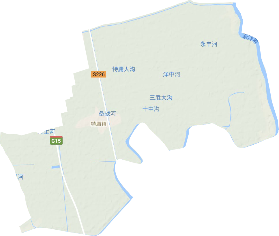 特庸镇地形地图