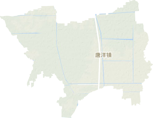 唐洋镇地形地图