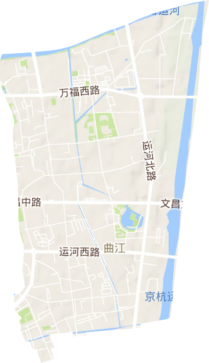 曲江街道地形地图