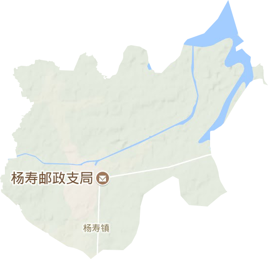 杨寿镇地形地图