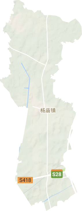 杨庙镇地形地图