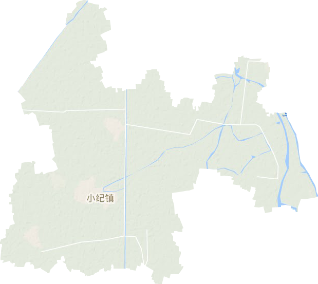 小纪镇地形地图
