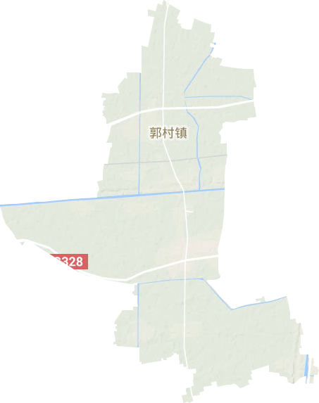 郭村镇地形地图