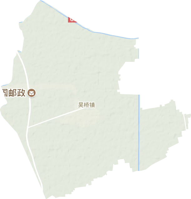 吴桥镇地形地图