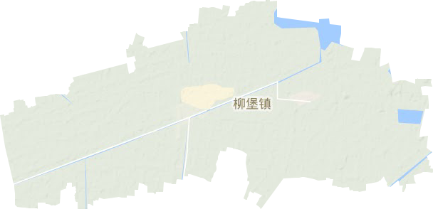 柳堡镇地形地图