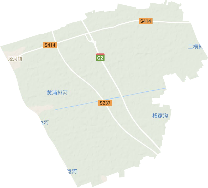 泾河镇地形地图