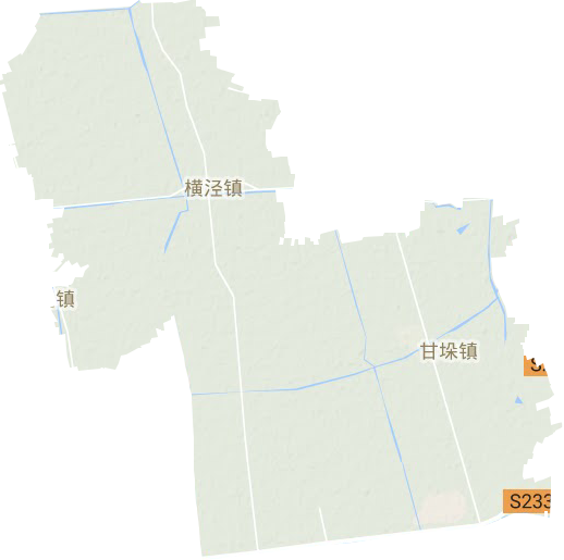 甘垛镇地形地图