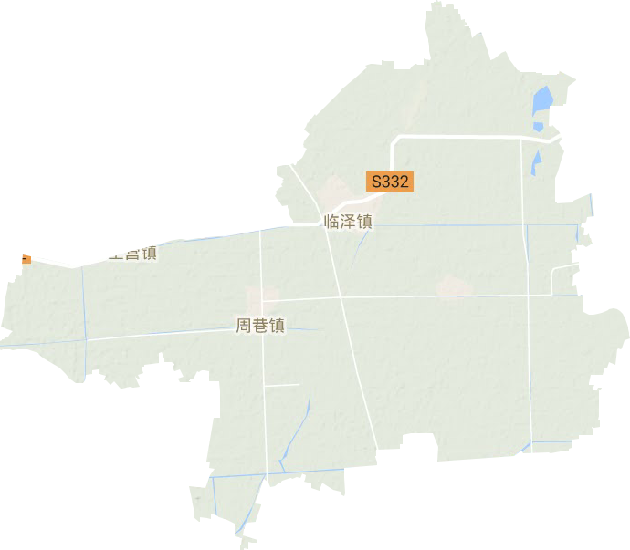临泽镇地形地图