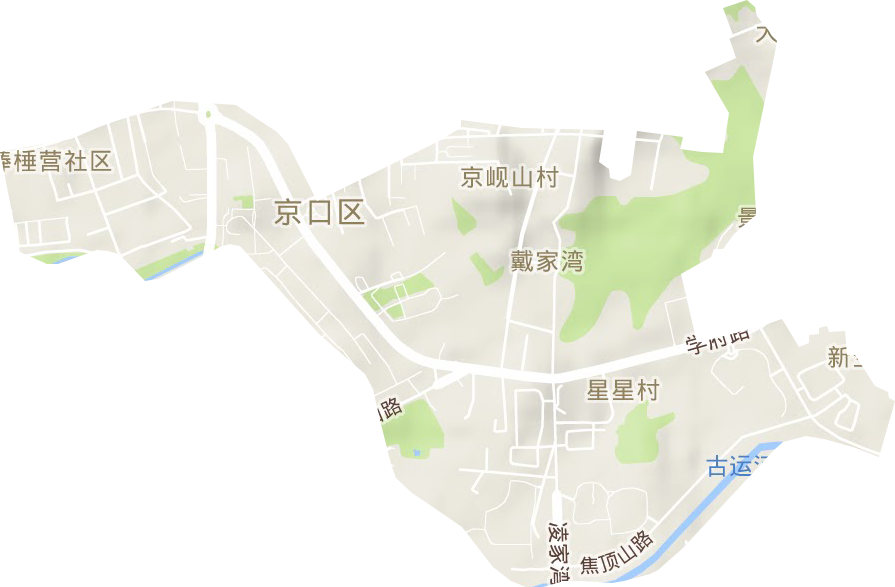 正东路街道地形地图