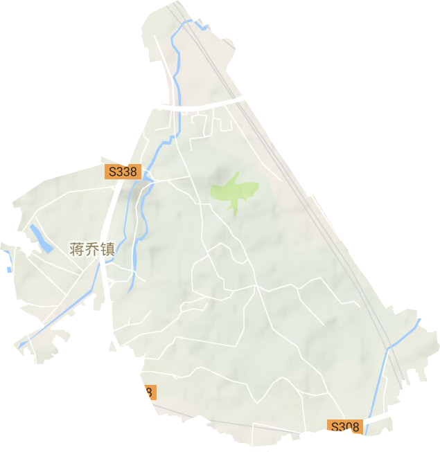 官塘桥街道地形地图