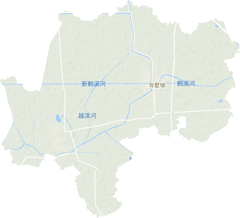 导墅镇地形地图