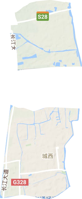 城西街道地形地图