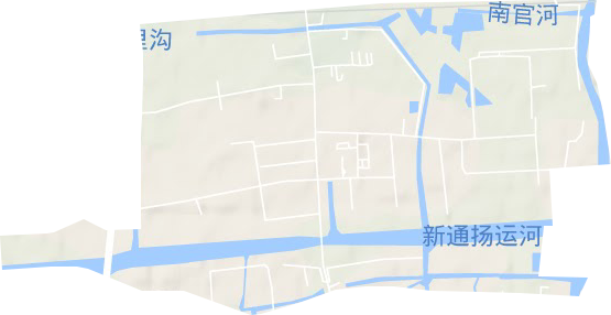 城北物流园区地形地图