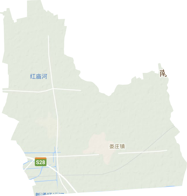娄庄镇地形地图