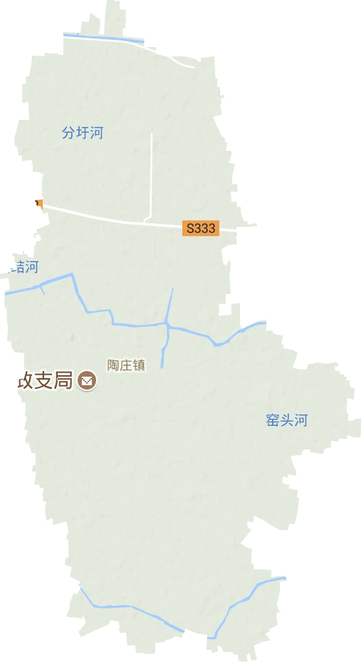 陶庄镇地形地图