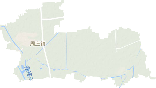 周庄镇地形地图