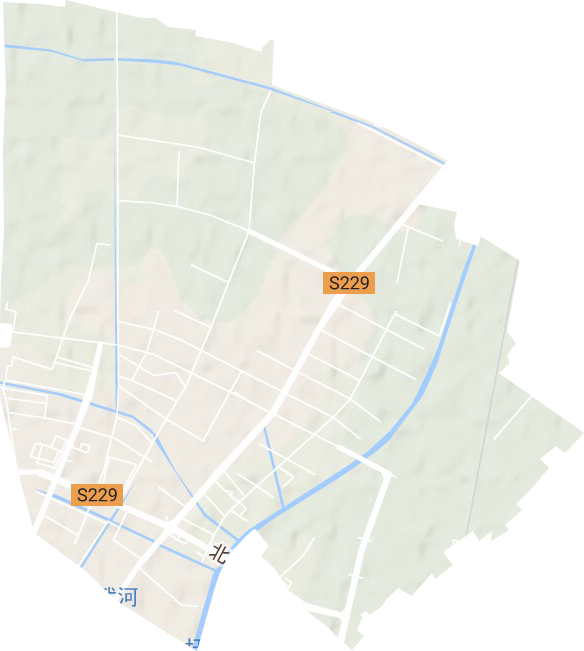 城北园区地形地图