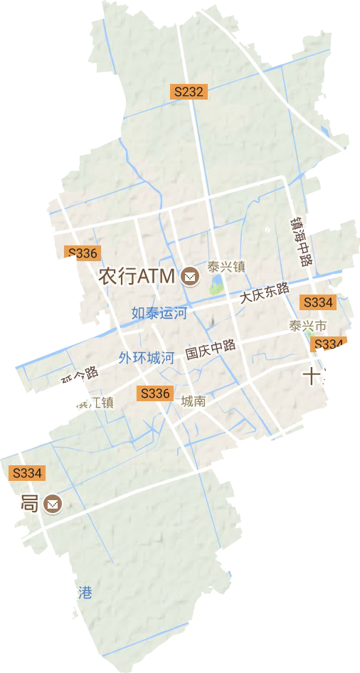济川街道地形地图