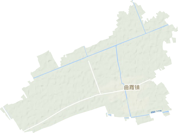 曲霞镇地形地图