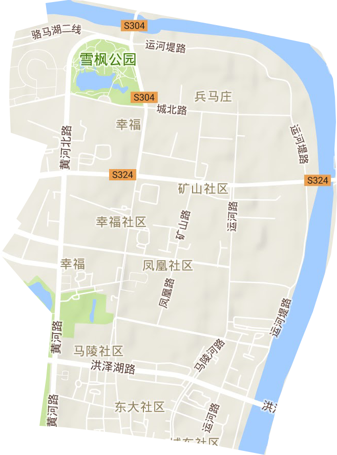 幸福街道地形地图