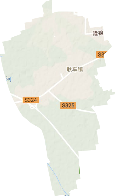 耿车镇地形地图