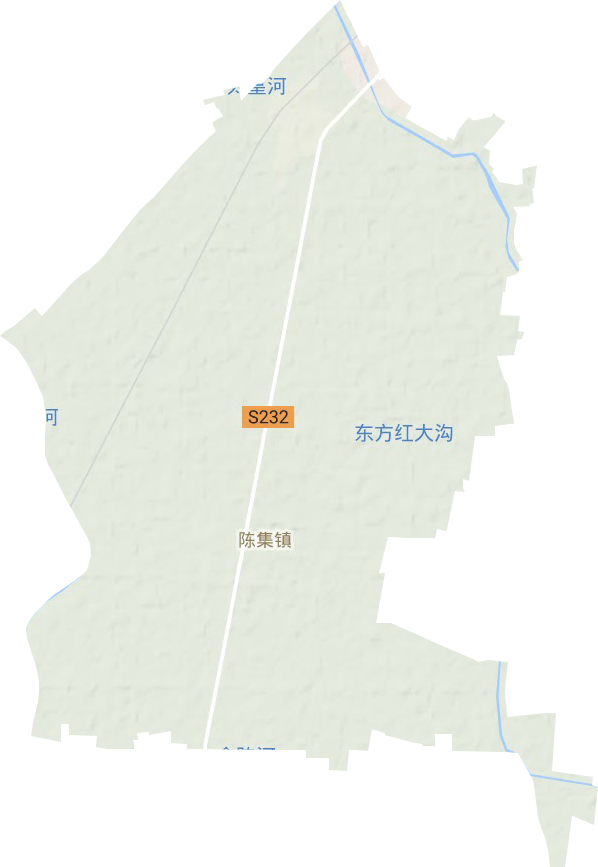 陈集镇地形地图