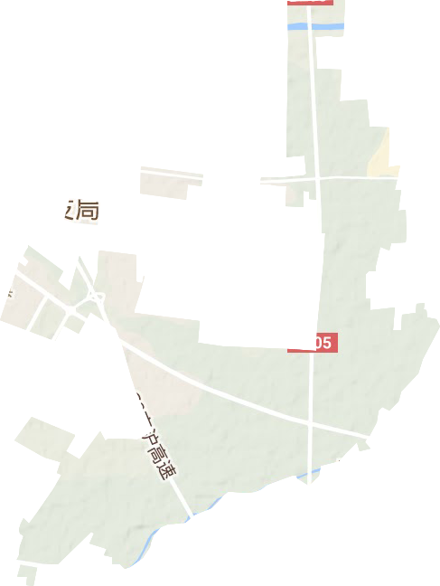 梦溪街道地形地图