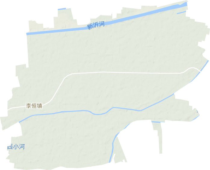 李恒镇地形地图
