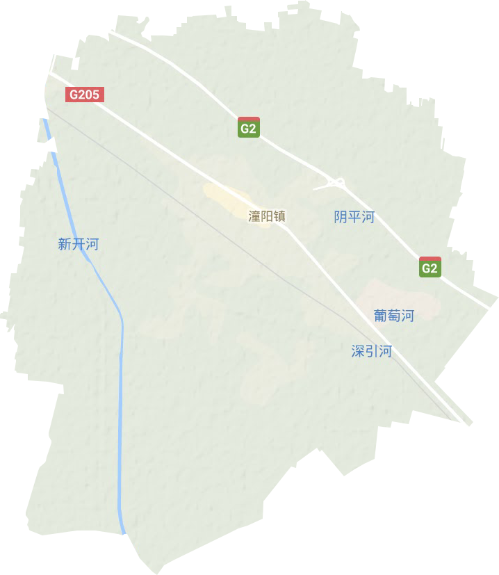 潼阳镇地形地图