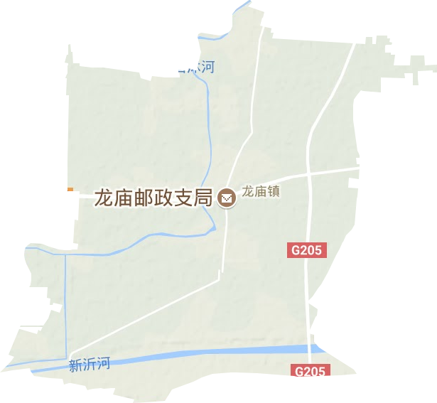 龙庙镇地形地图