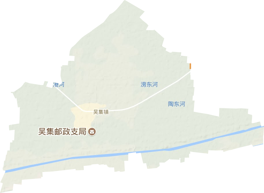 吴集镇地形地图