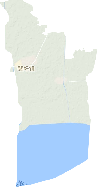 裴圩镇地形地图