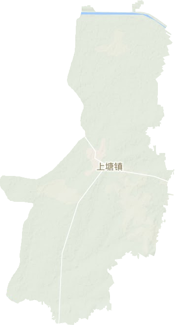 上塘镇地形地图