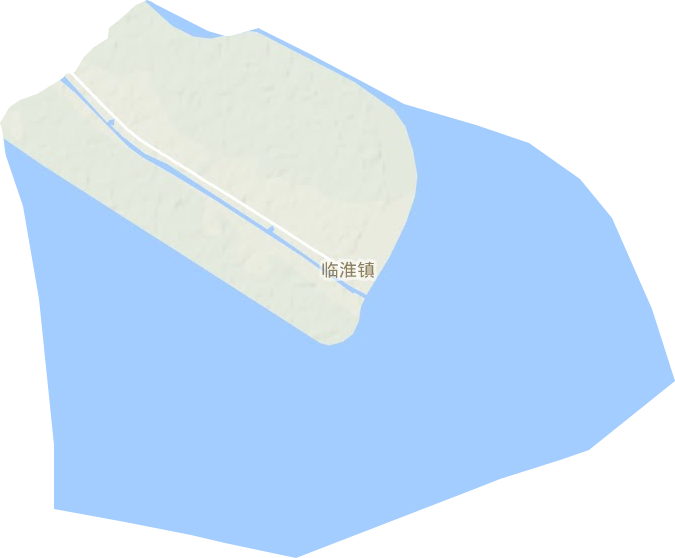 临淮镇地形地图