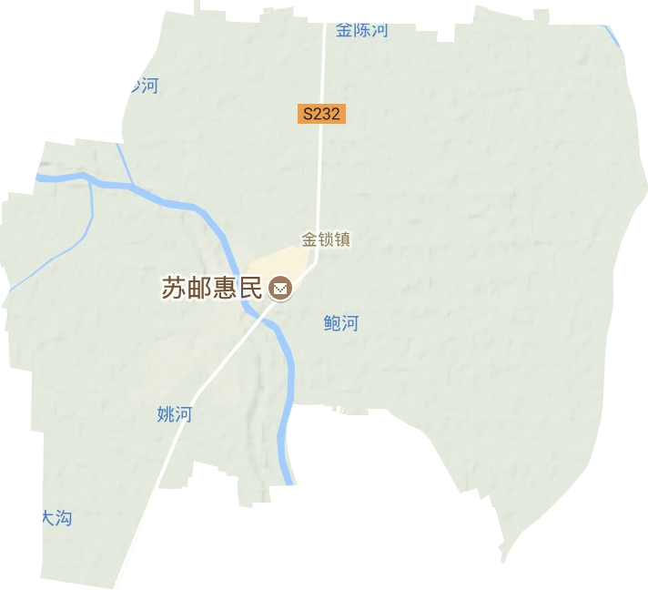 金锁镇地形地图