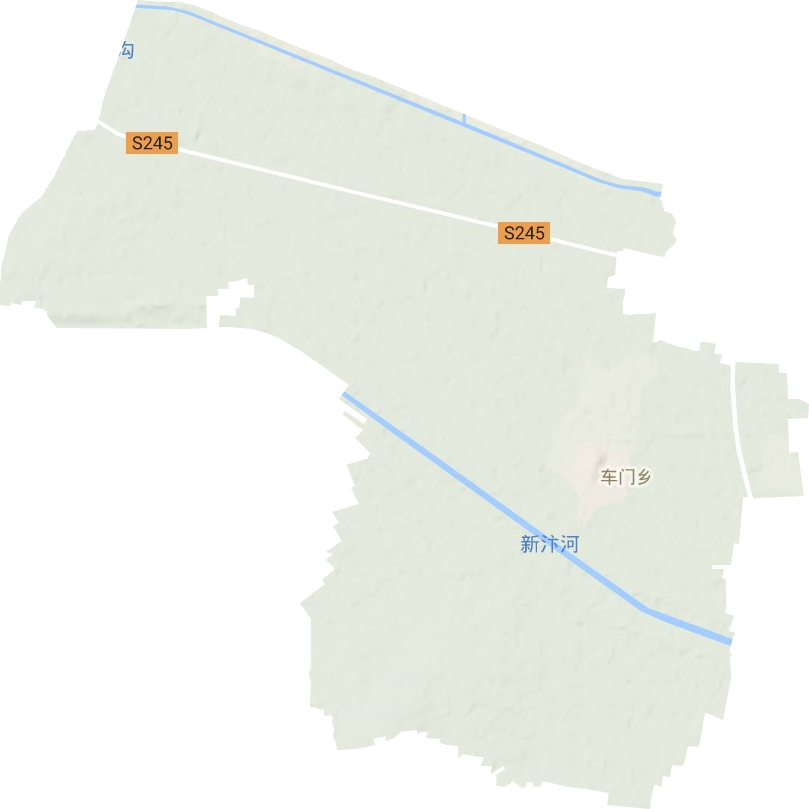 车门乡地形地图