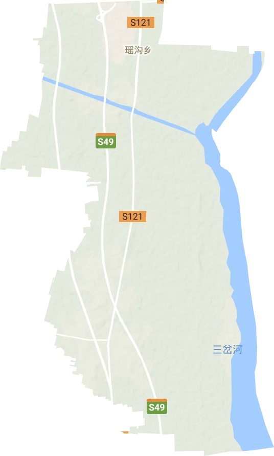 瑶沟乡地形地图