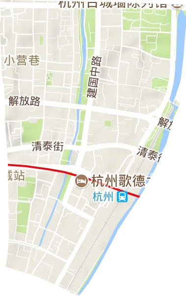 小营街道地形地图