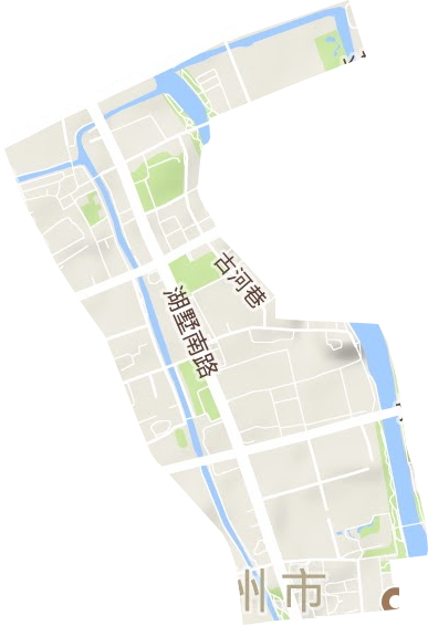 米市巷街道地形地图