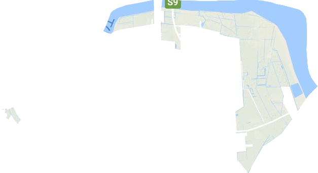 围垦区地形地图