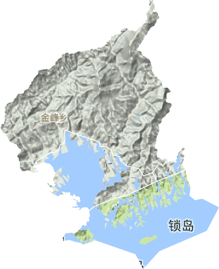金峰乡地形地图