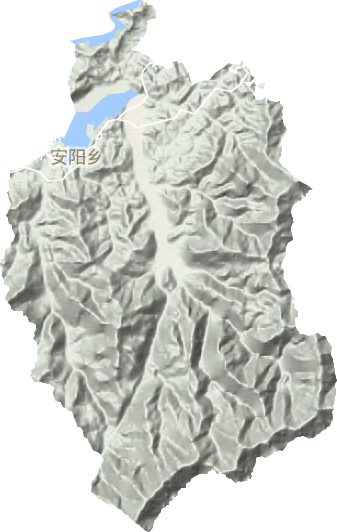 安阳乡地形地图